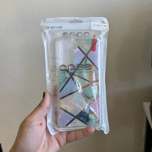 Pastel Marble Geometric Case – Samsung Galaxy S21/S30 6.2" - Picture 7 of 9